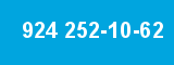 924 252-10-62 924 252-10-62